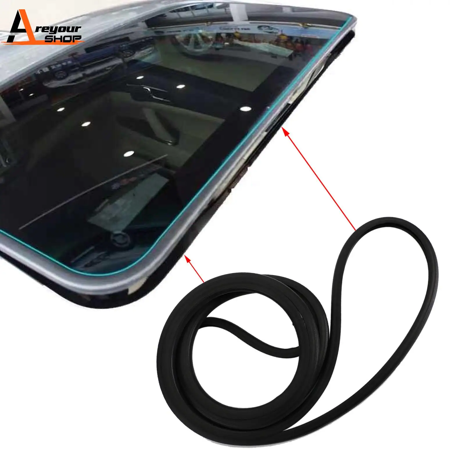 Areyourshop Sunroof Weatherstrip Weather Strip Seal For Toyota Camry Avalon Tacoma  632510E010 Car Auto Parts