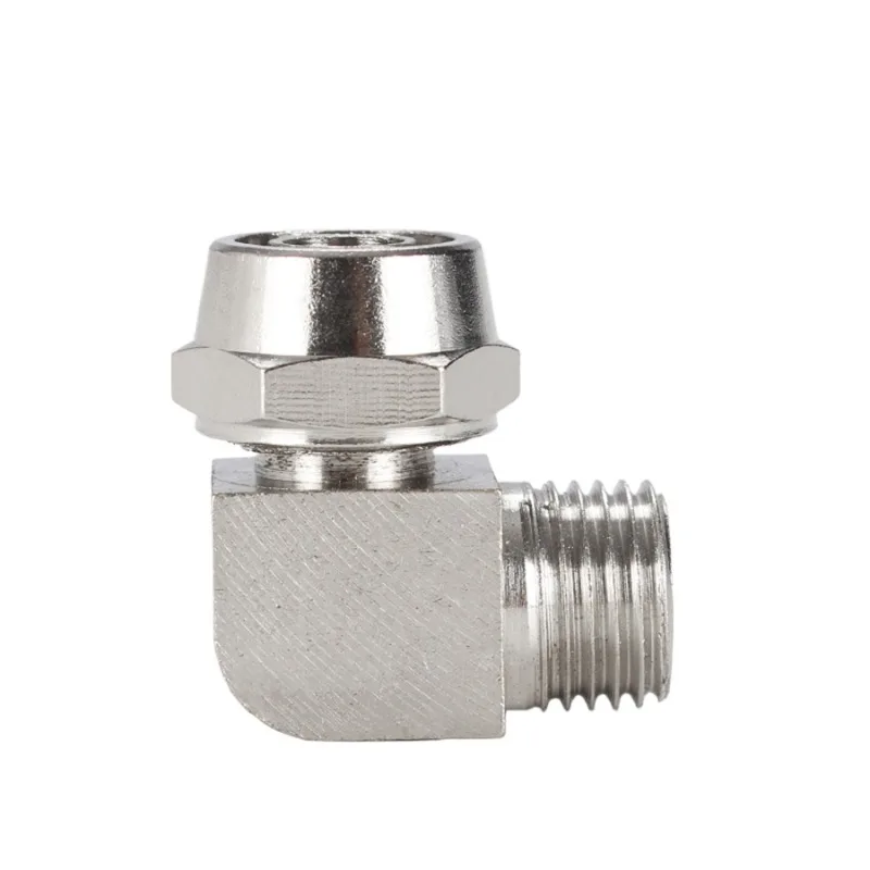 L Type Twist Fit 4mm/6mm/8mm/10mm/12mm OD Hose x M5 1/8