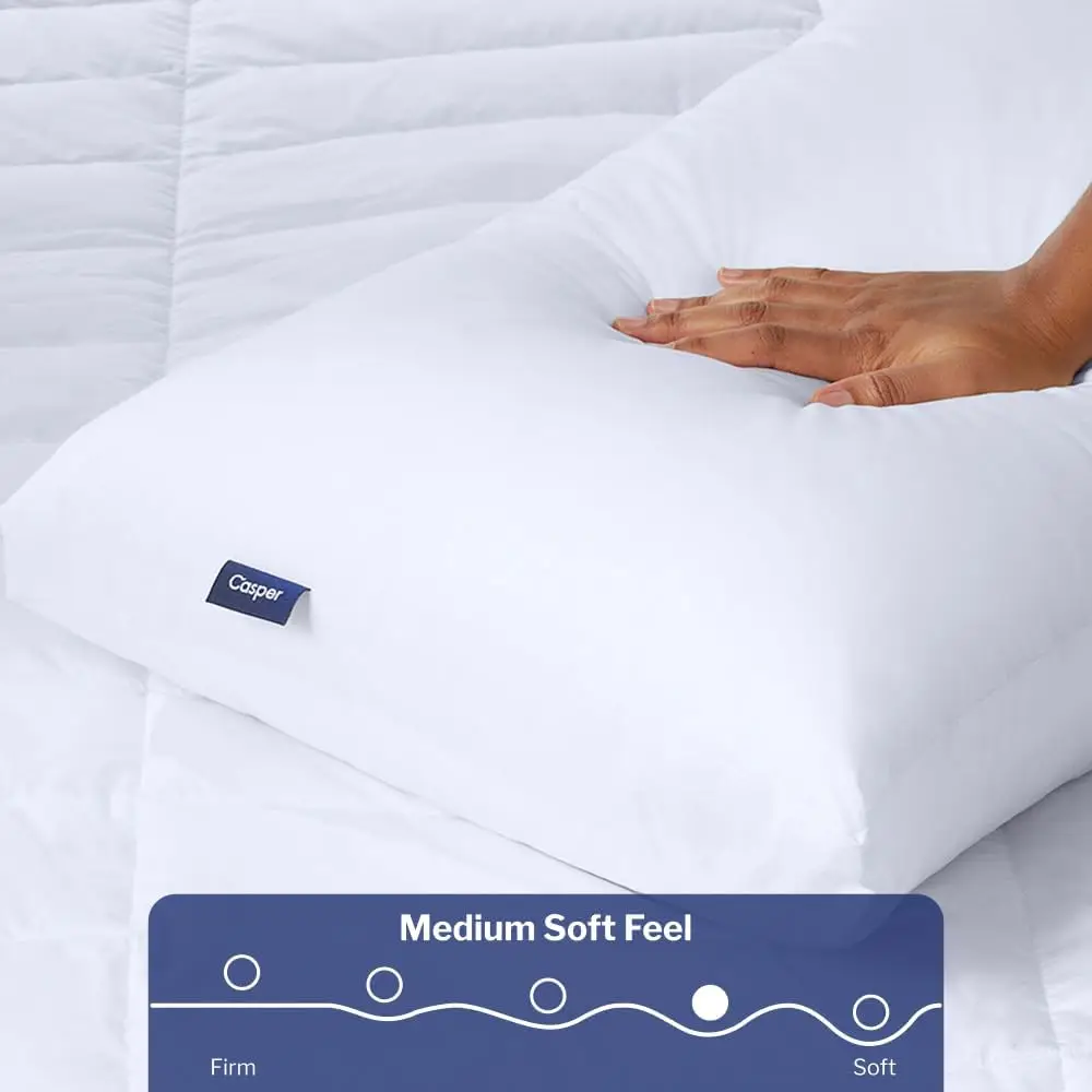 Original Pillow for Sleeping, Standard, White, Two Pack