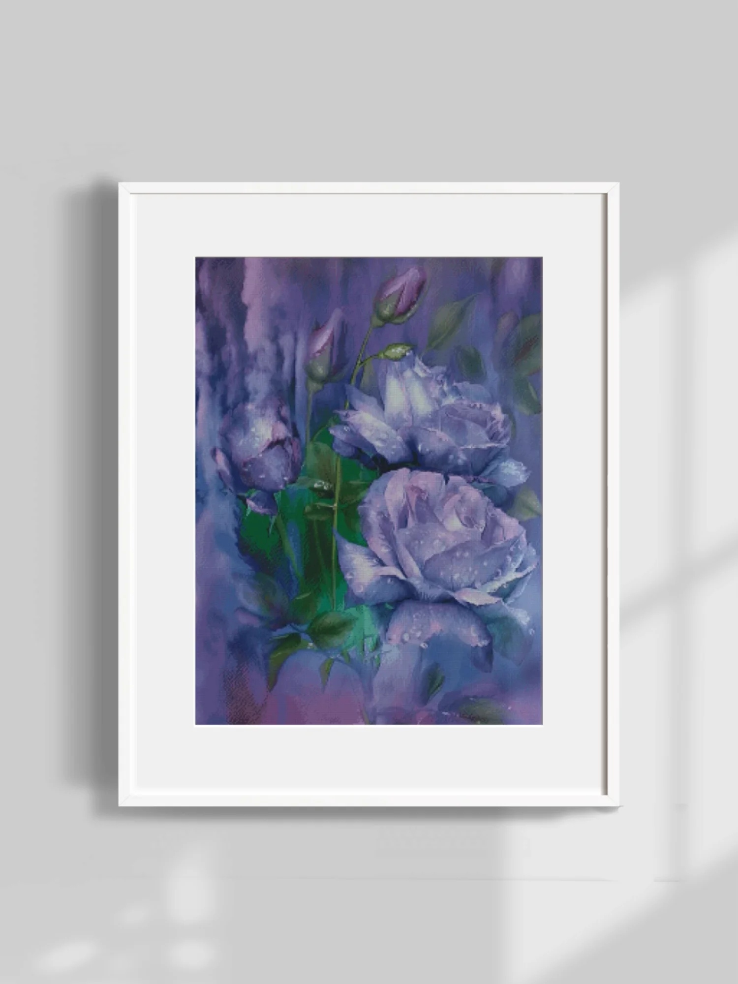 

Наборы для вышивания крестиком Lilac Rose Flo Rose высшего качества, 14CT, без нанесенного рисунка, набор для шитья, вышивка, ручная работа, декор для дома