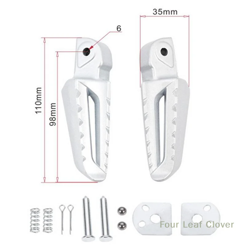 1 par de pedales Kara, pedales plegables para pisar el asiento trasero, adecuados para accesorios de modificación de motocicleta eléctrica