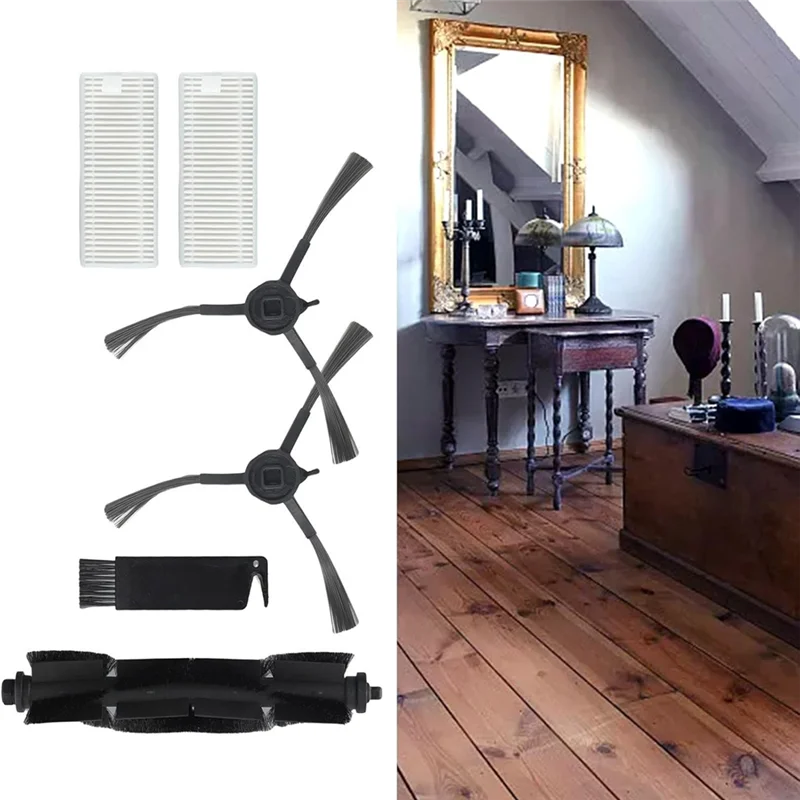 قطع غيار EMECE لأجزاء المكنسة الكهربائية 360 S8 S8 Plus مجموعة ملحقات الفرشاة الجانبية الرئيسية #4