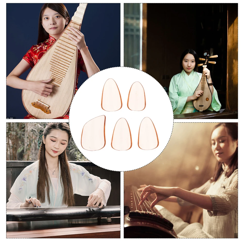 

Protector Pipa Nails Covers Instrument Protective Guzheng Fake Protectors False