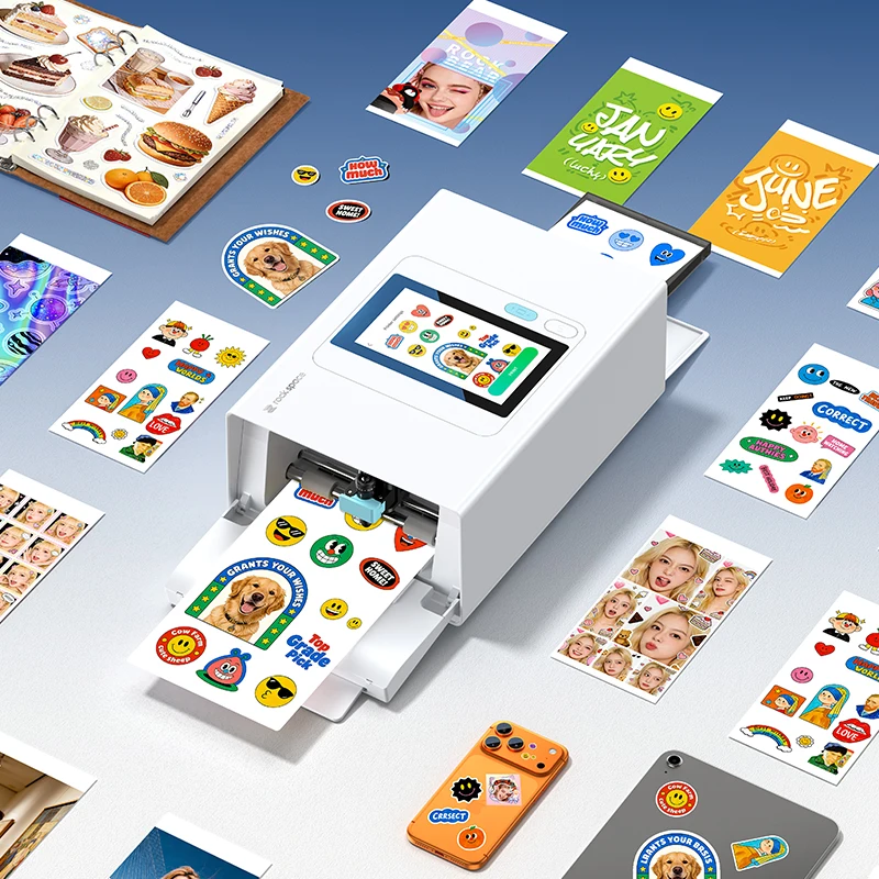 2026 Full Color Digital High Precision Adhesive Label Sticker Printing And Cutting Machine For Mobile Phone & Camera