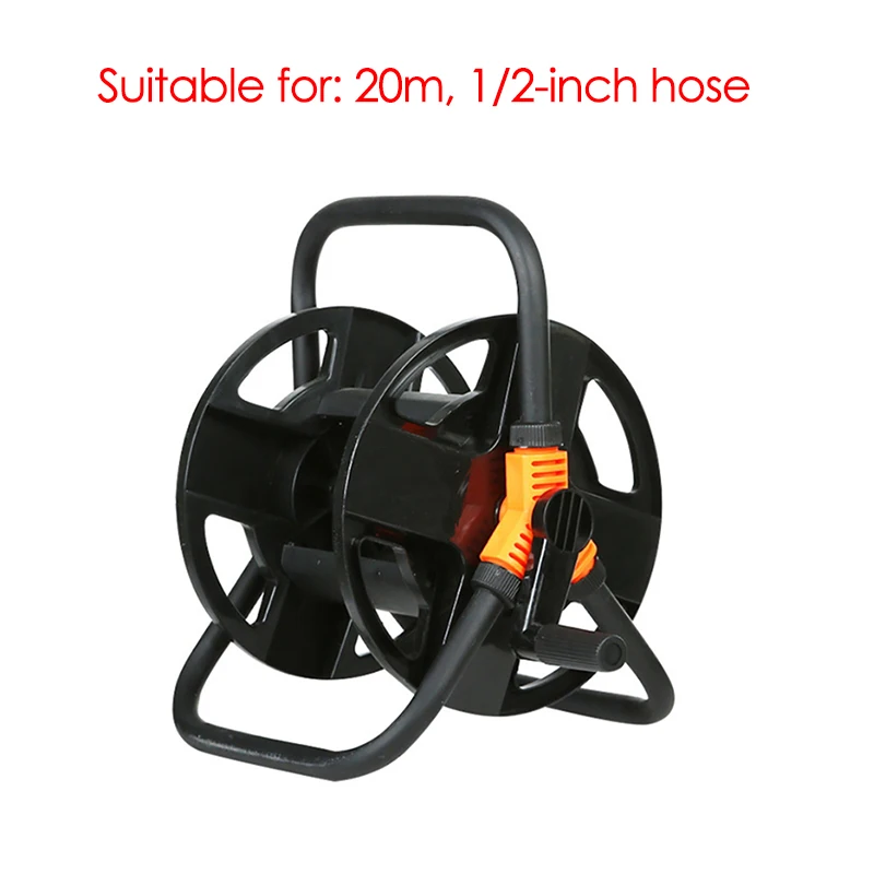 

Garden Hose Reel Water Hose Holder Iron ABS Storage Rack for Storing 20m 1/2 Inch Water Pipe for Garden Lawn Yard Accessories