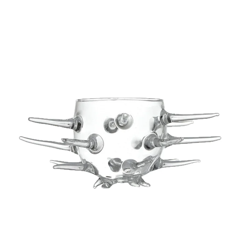 

Creative Sea Urchin Shaped Cocktail Glasses Molecular Cocktail Glass Juice Glass Goblet Wine Glass Salad Bowl Caviar Plate