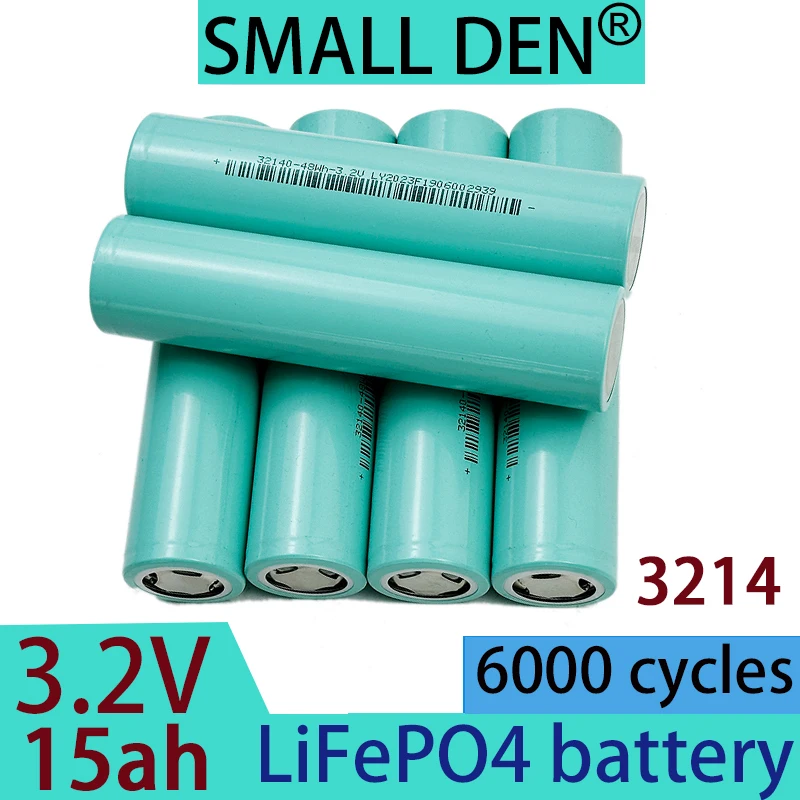 Grade A 3.2 v 15 ah lifepo4 battery DIY 4s 12v 24V suitable for solar energy system rechargeable battery pack RV golf cart