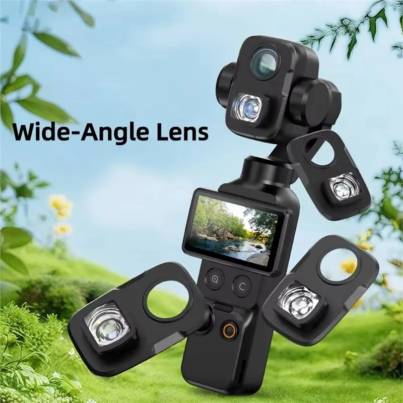 N91R-Wide-Angle Lens For DJI OSMO Pocket 4P 110-Degree Wide-Angle Len Quick-Release Expansion Accessories For DJI Pocket 4Pro
