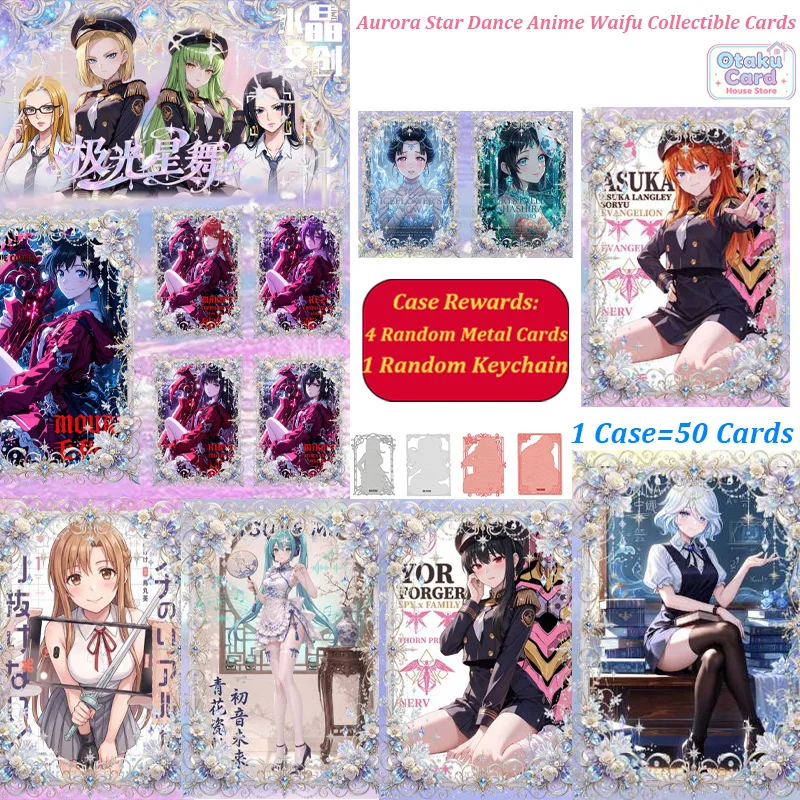 Aurora Star Dance Goddess Story Waifu Collectible Cards Wholesale Booster Box Holographic Anime TCG Trading Cards