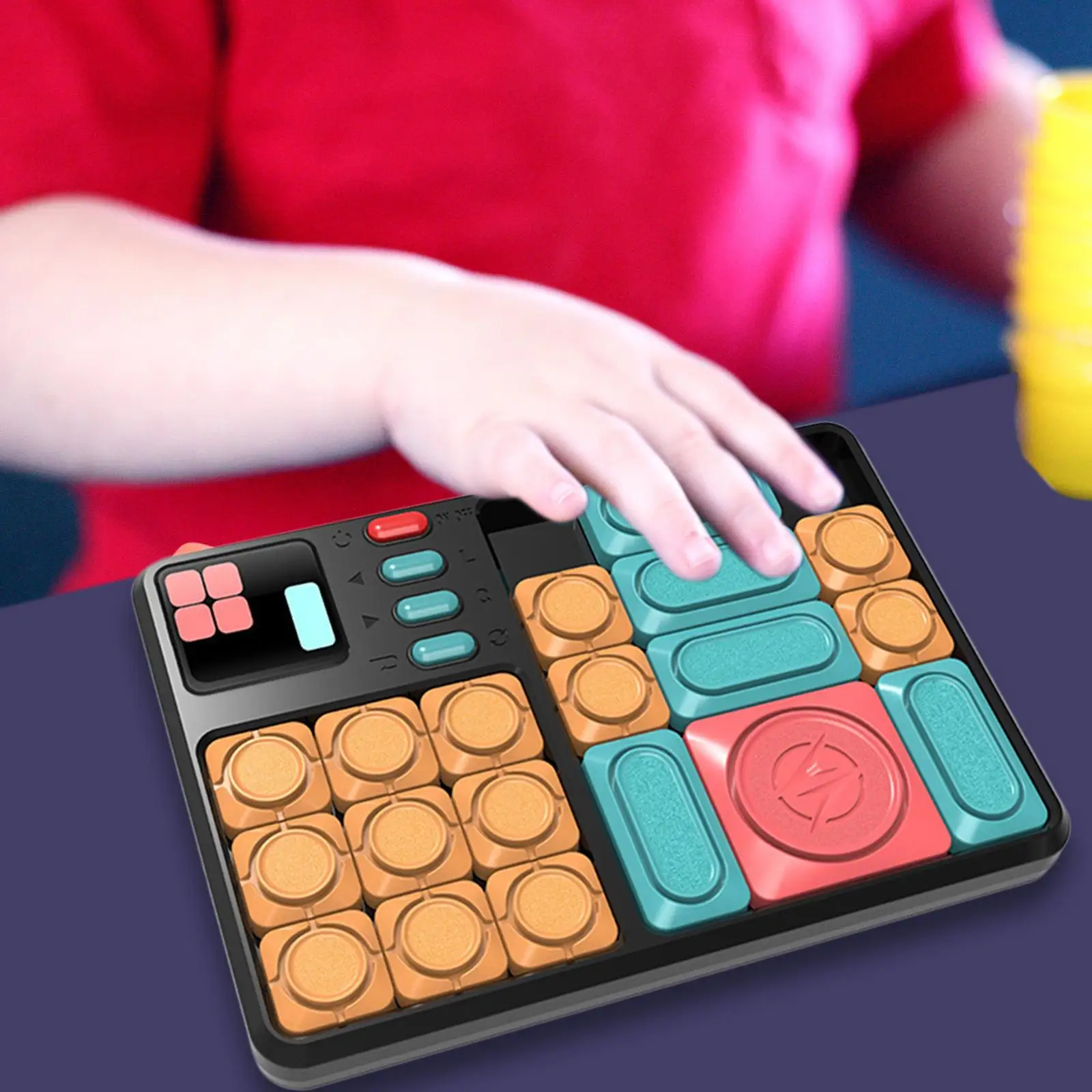New Slide Brain Games Brain Teaser Education Puzzles Toys Interactive Handheld Toy for All Age Logic IQ Huarong Road Puzzle Toy