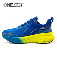 ONEMIX New Cushioning Running Shoes For Men Suitable Heavy Runners Lace Up Sports Women Non-slip Outdoor Athletic Male Sneakers