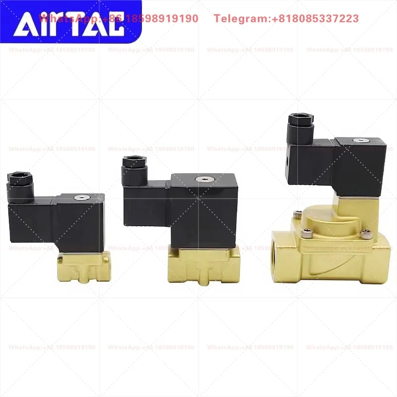AIRTAC Original Fluid Control Valve Direct-acting Normally Closed 2W030-6/8 050-10/15 Internally Piloted 2W150-15 200-20 250-25