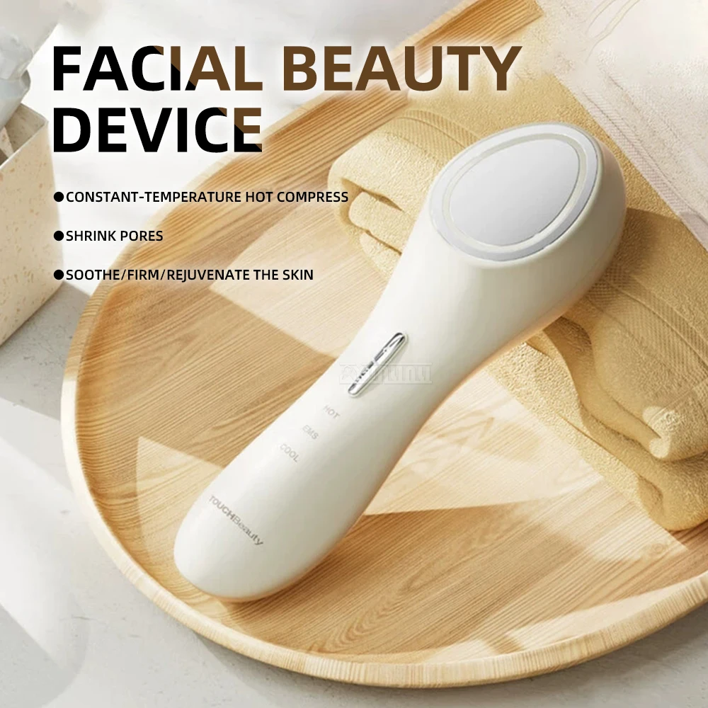 

Dual Temperature Facial Beauty Instrument Hot Cold Compress Tightening Refining Skin Care Tool