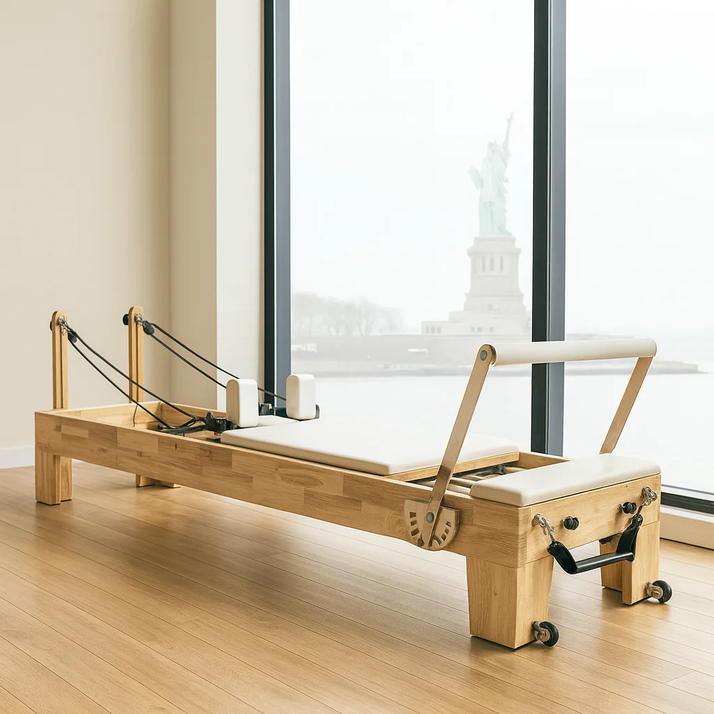 

Portable Foldable Aluminum Pilates Reformer Machine For Sale Home Use Training Yoga Fitness Bed Equipment With Carry Bag