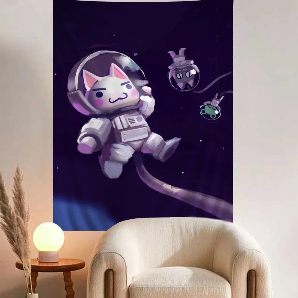 Inoue Toro CUTE Cat Hippie Wall Hanging Tapestries for Living Room Home Dorm Decor Art Home Decor