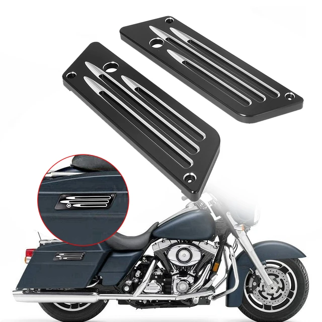 Osłona zatrzasku sakwy motocyklowej do Harley Touring Electra przemieszczanie się po ulicy Road King FLH FLT FLHR FLTR 1993-2013
