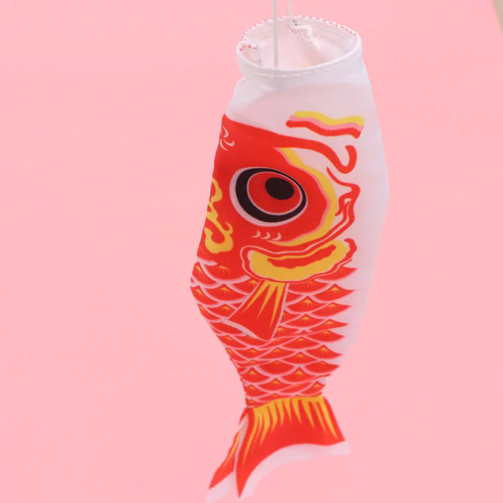 10Pcs Japanese Carp Windsock Bright Colorful Koinobori Outdoor Hanging Yard Garden Festival Decor Fish Streamers