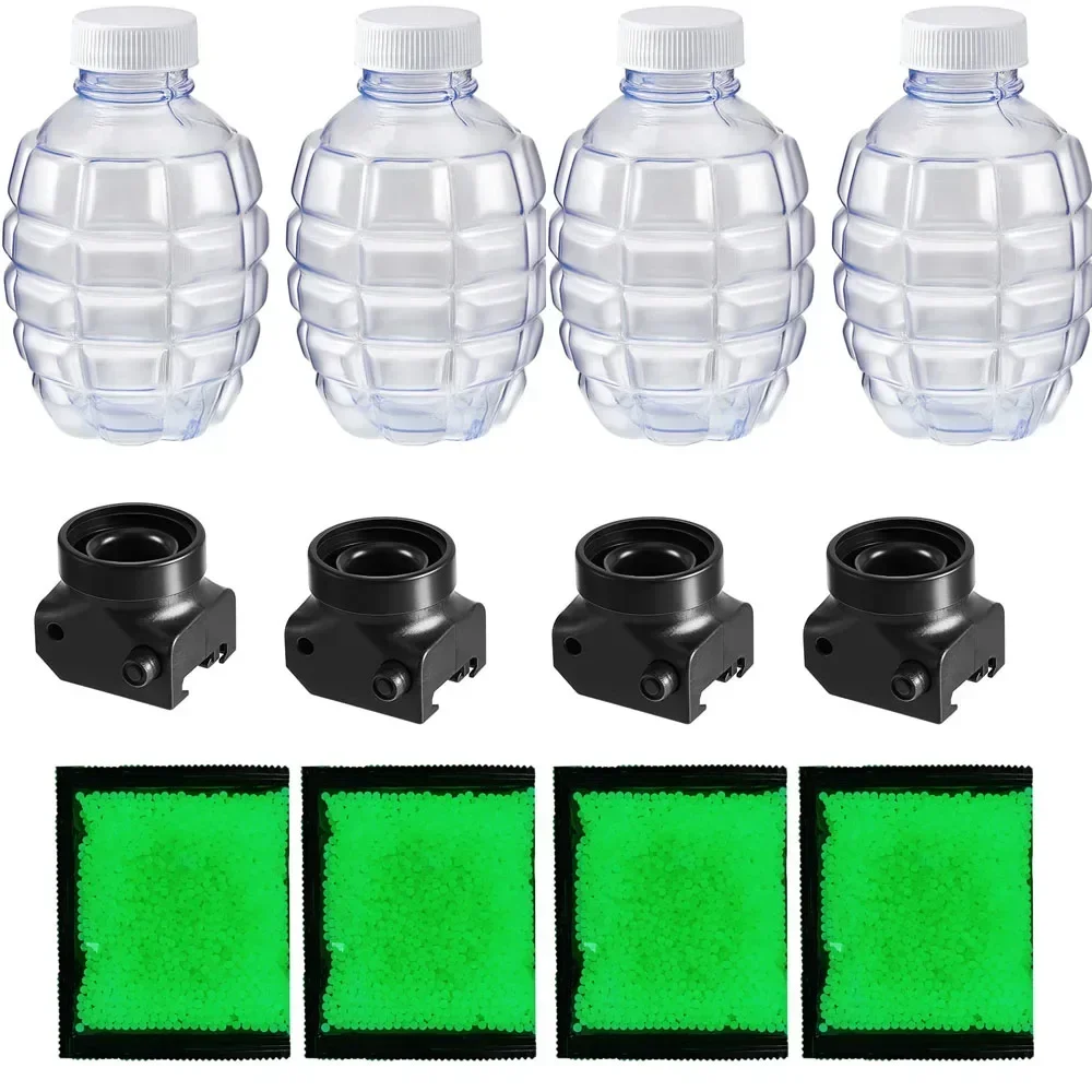 Gel Bal Onderdelen Gereedschap Accessoires Met Gel Ballen Kralen Ananas Fles Fles Houder 7-8mm Voor Splatter speelgoed Blasters Outdoor Game