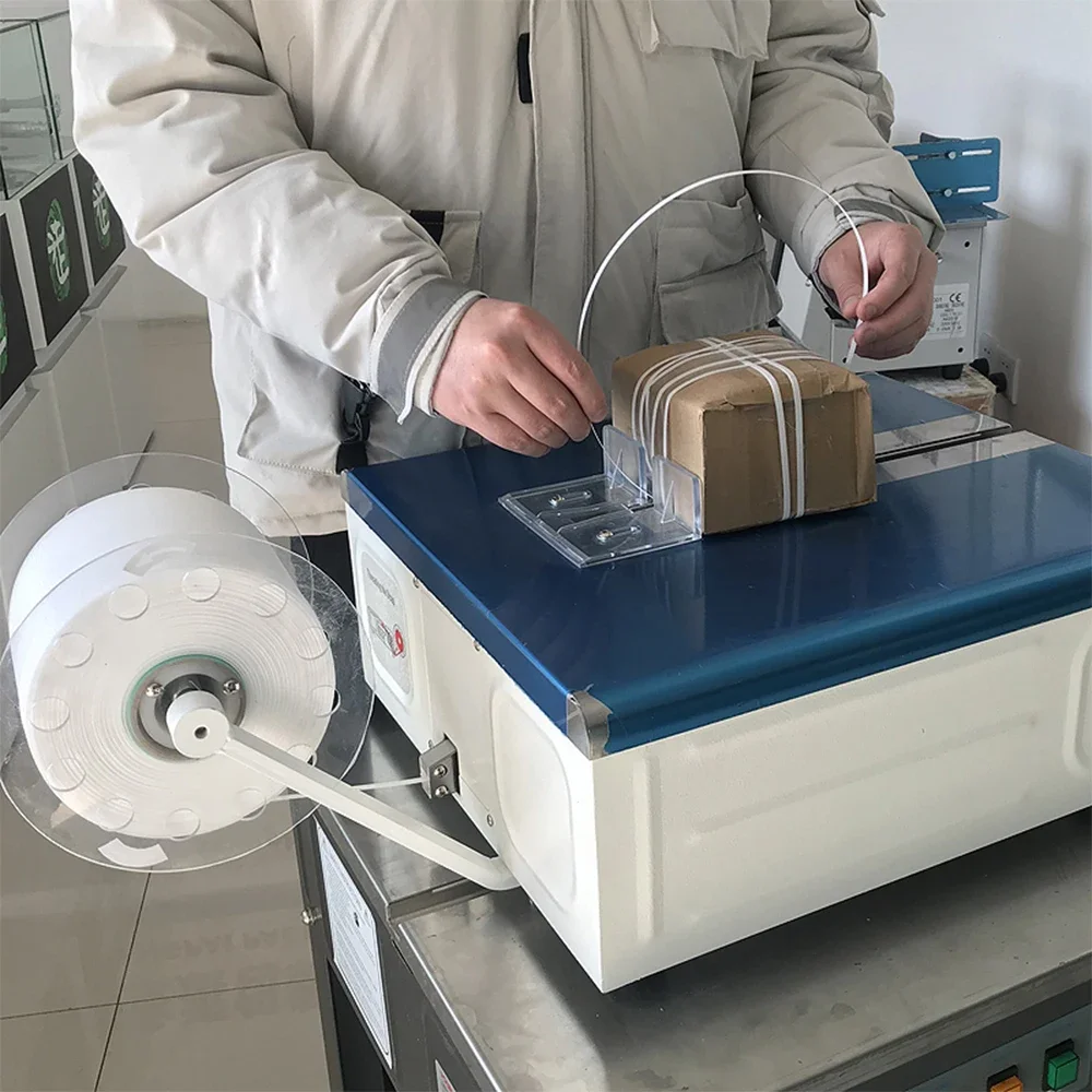 Полуавтоматическая электрическая обвязочная машина YS-A2T pp с ремешком настольного типа