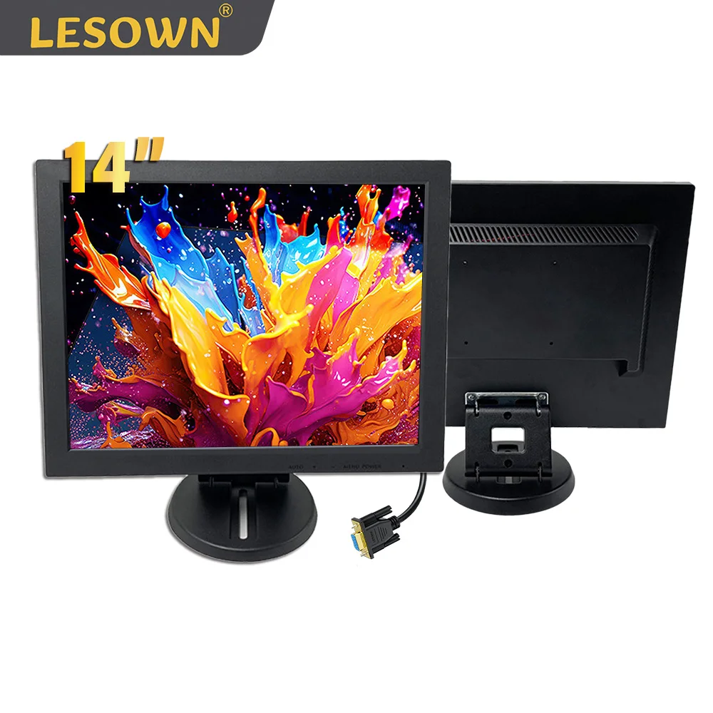 

Монитор для компьютера LESOWN, 14, 15,6, 17,3 дюйма, HD 1024x768, VGA VESA