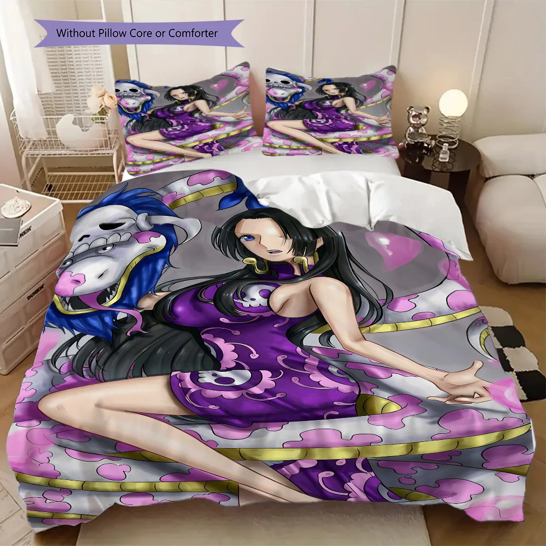Nami Nico Robin Soft and Comfortable Duvet Cover, Children's Bedding Set Gift, Various Sizes Available LXR162