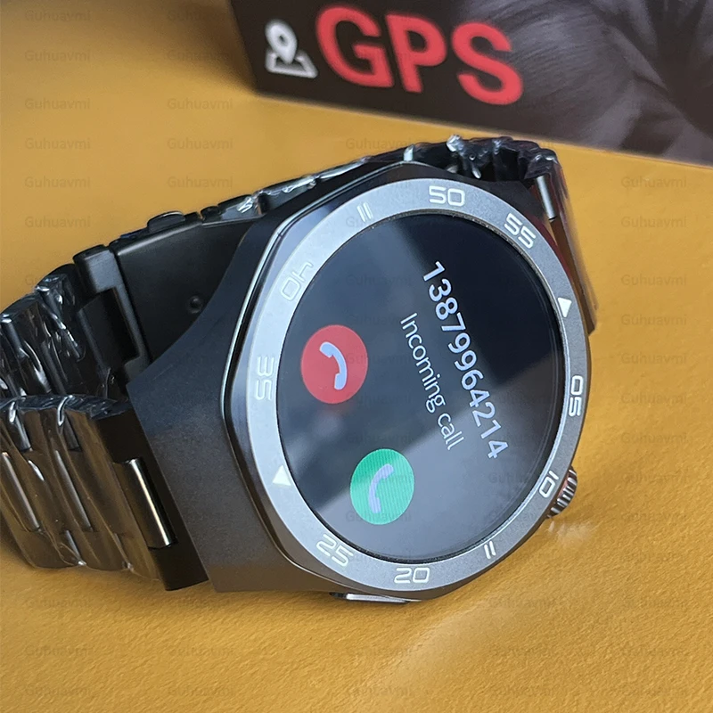 GT5 PRO Смарт-часы Мужские часы 5 Pro AMOLED Экран BT Вызов GPS Траектория Пульсометр Компас 3 АТМ Водонепроницаемые SmartWatch 2025 Новый