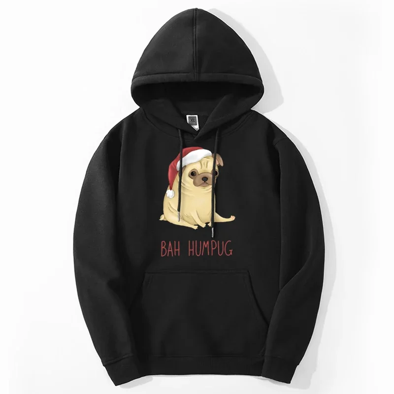 

Christmas Hoodies Santa Puppy Loose Pullover Bodywarm Sportswear Printed Streetwear Fashion Man's Top Hoody Unisex Sweatshirts