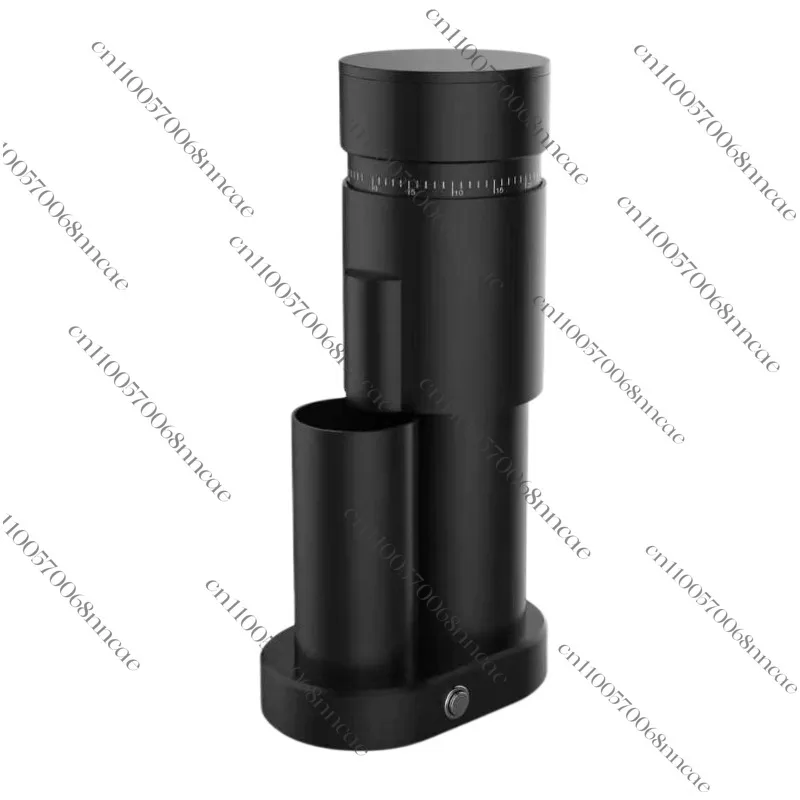All-aluminum coffee bean grinder with stainless steel grinding discs