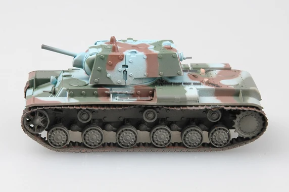 Easymodel 36280 1/72 WWII tentara Finlandia KV-1E KV1 tangki berat dirakit Model militer selesai koleksi plastik statis atau hadiah