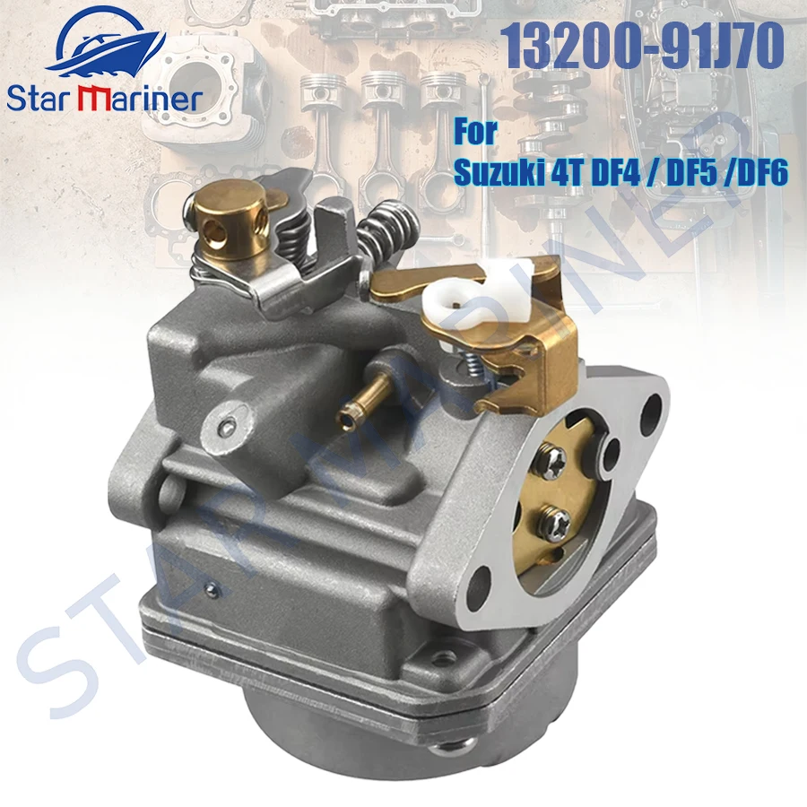 

13200-91J00 Carburetor for Suzuki 4T DF4 DF5 DF6 Outboard Motor 13200-91J91 13200-91J70 13200-91JM0 Boat Accessories
