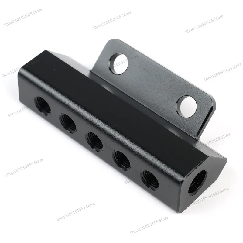 Automotive Retrofit Turbo Exhaust Relief Valve Raises Vacuum Intake Manifold 5 Port Adapter, Vacuum Manifold 2PCS