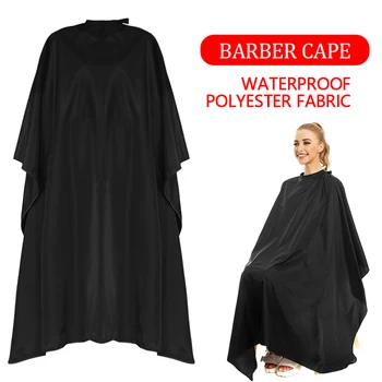 Barbershop Hair Cutting Cloth Pro Salon Hairdressing Cape Gown Barber Silicone Neck…