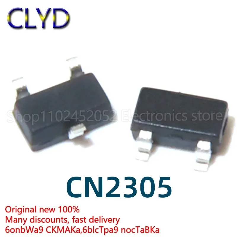 5PCS/LOT New and Original CN2305 P-channel enhanced field-effect transistor chip SOT23 screen printed 2305 MOS tube