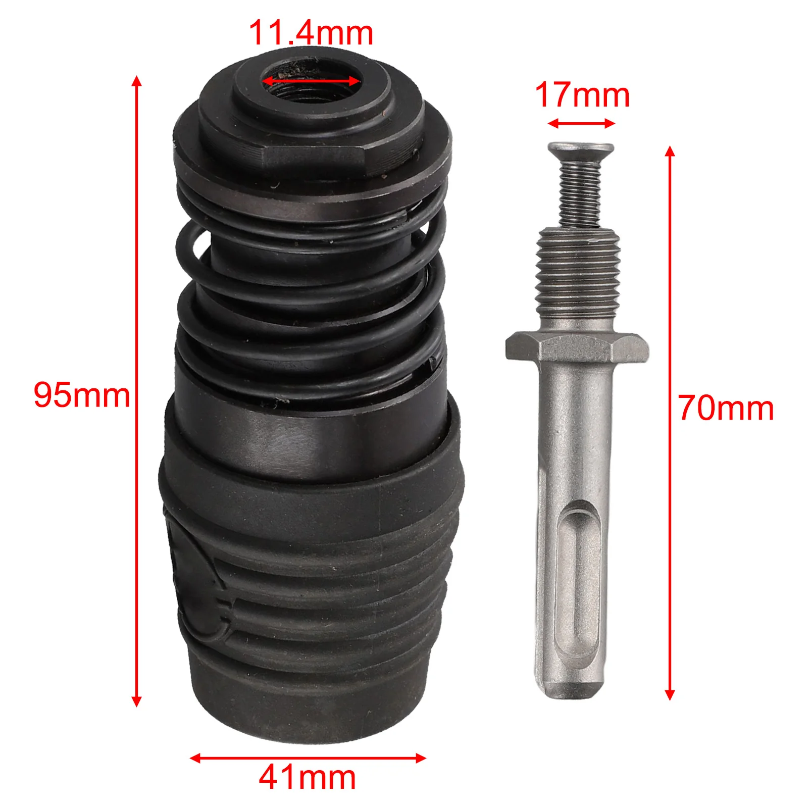 Carpentry Drill Chuck Adapter Drill Bit Converter Abrasion Resistance Erosion Resistant Long Service Life Domestic Applications