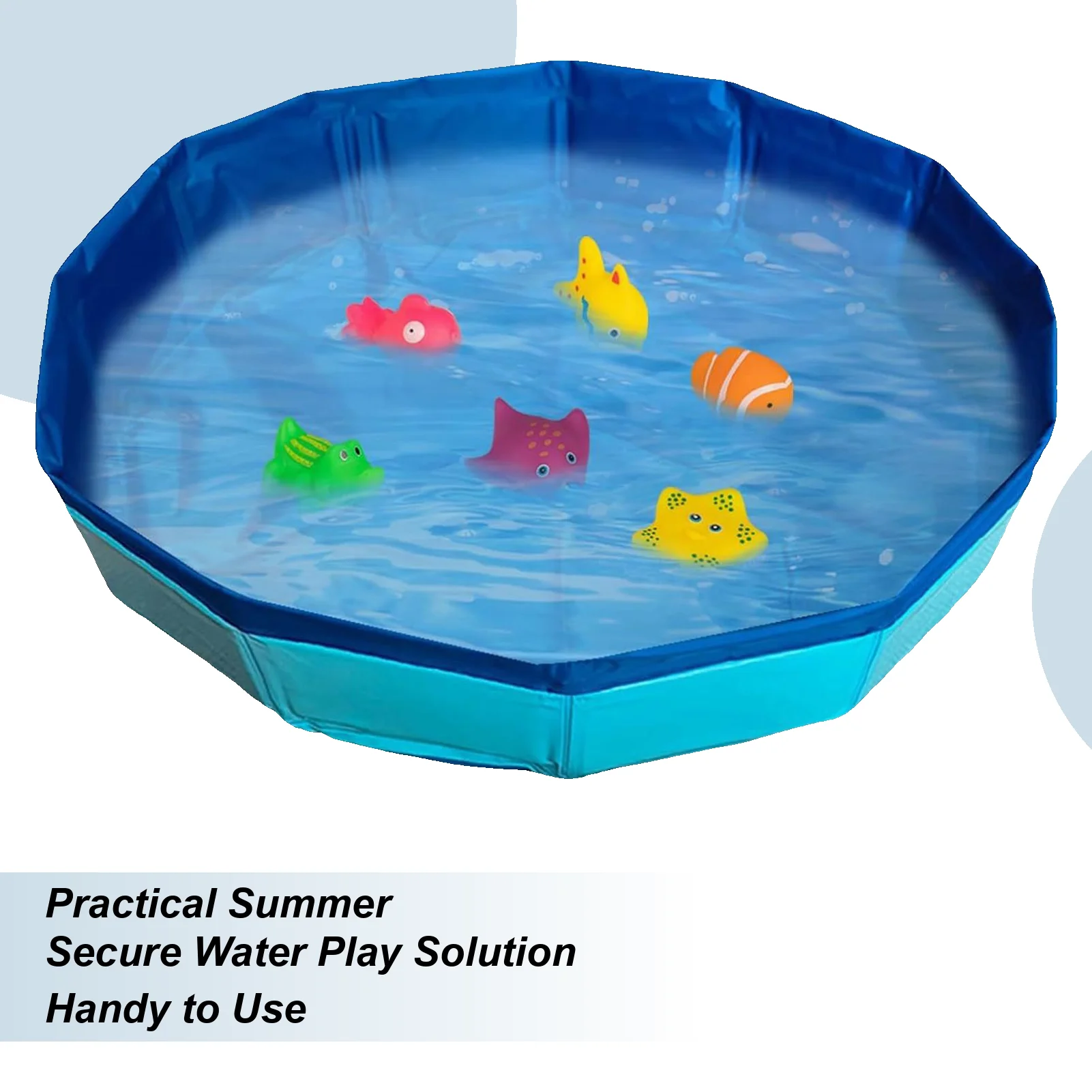Dog Swimming Pool Cats Swimming Pool PVC Anti-Slip Foldable Portable Yard Bathing Tub For Dogs Cats Puppy Animals Children