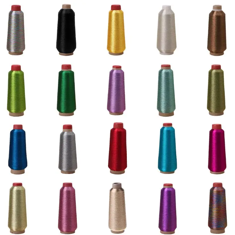 Polyester Overlocking Sewing Machine Cone Threads, All Purpose, 20Colors, 1Pc