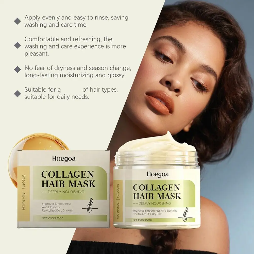 

Hoegoa Salon Grade Hair Spa Mask With Silky Smooth Texture Hoegoa Collagen Treatment Long Lasting Nourishment & Luxurious Feel
