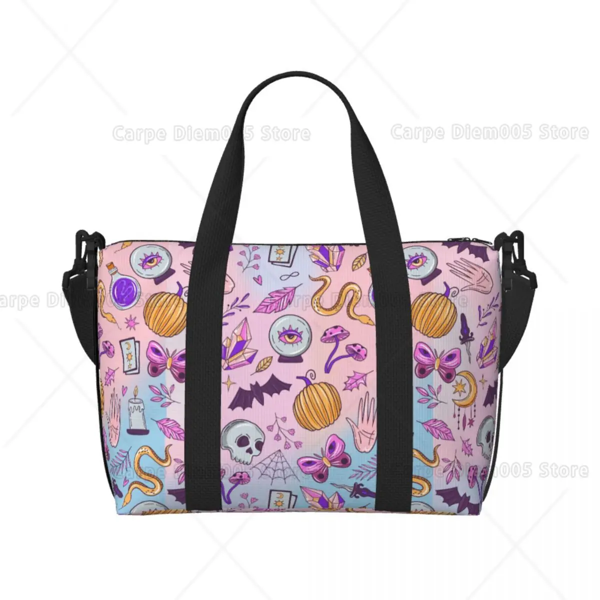 

Gothic Witchy Weekend Gym Yoga Carry on Luggage Bags Men Women Sport Crossbody Bag Travel Handbag Bags