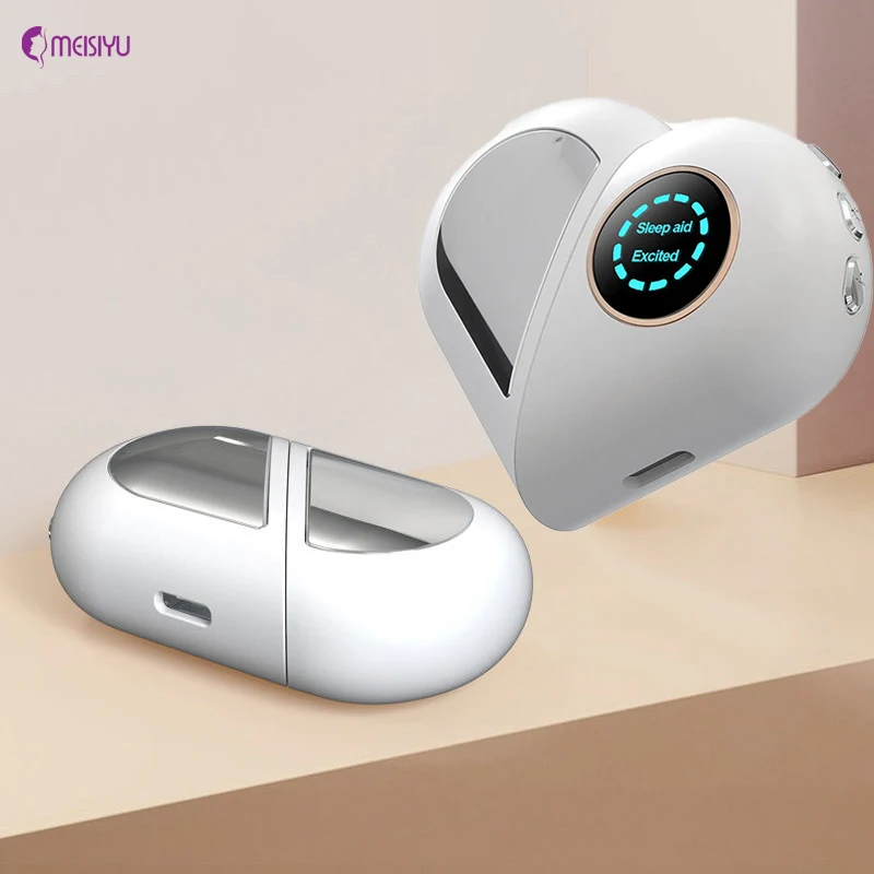 

EMS Micro Current Sleeper New Intelligent Sleep Aid Hand held Sleep God Portable Heart shaped Sleep Aid Instrument