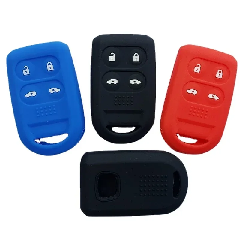 Silicone Car Key Case For Honda Odyssey Elysion 2011 2012 2013 2014 Remote Cover Fob Protect Shell Skin Holder Bag Accessories