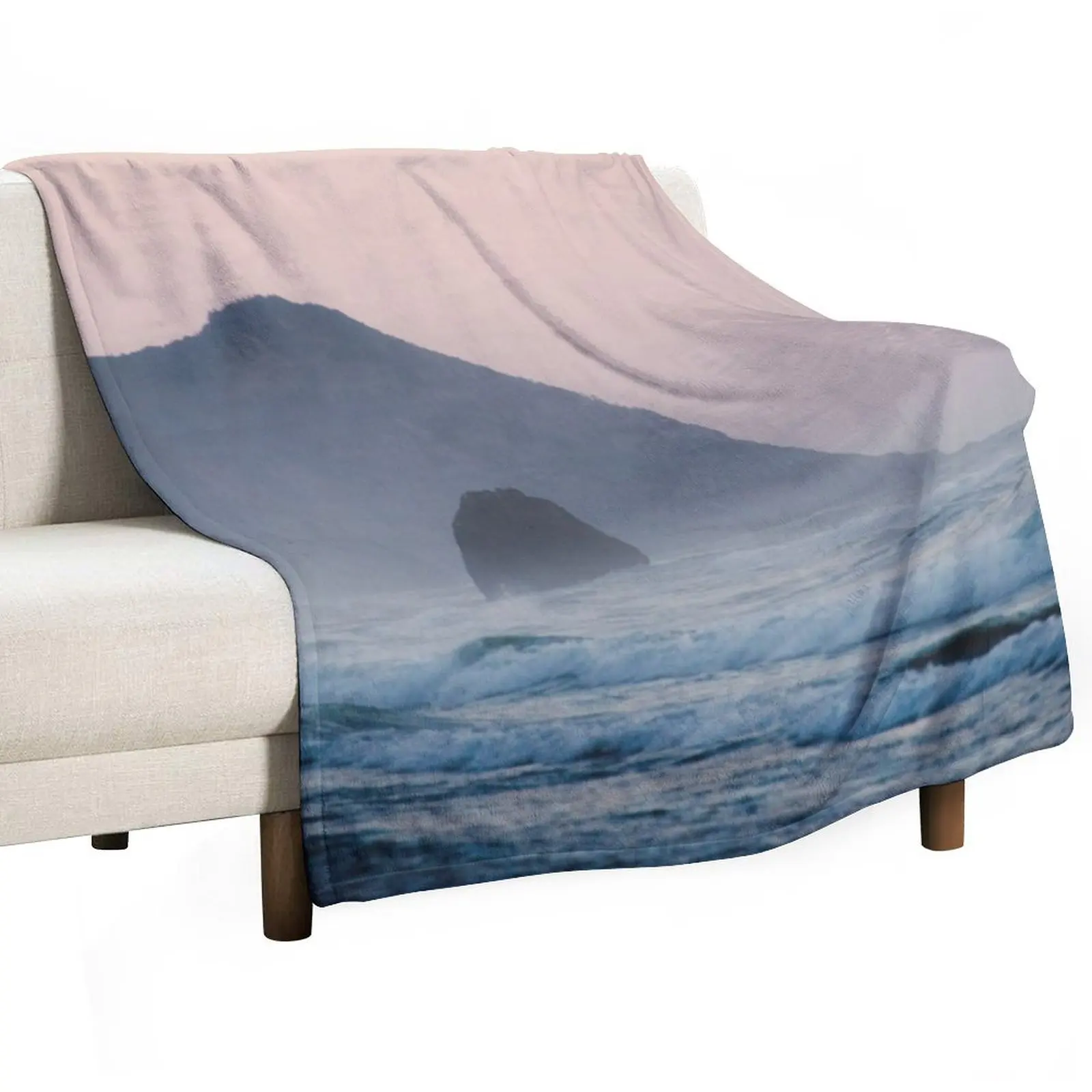 

Pink Sky on the Pacific Coast Throw Blanket sofa bed Baby Sofa Throw Blankets