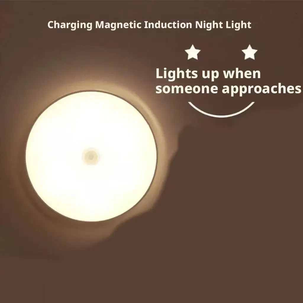 

Motion-Activated LED Night Light Wireless Battery Powered for Hallway Stair Bedroom - Energy Efficient Lighting Solution