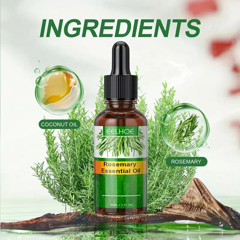 1/2/3PCS Rosemary Hair Oil Deep Nourishing Scalp Nutrient Anti Hair Loss Strengthening Oil Nourishing Treatment For Split Ends