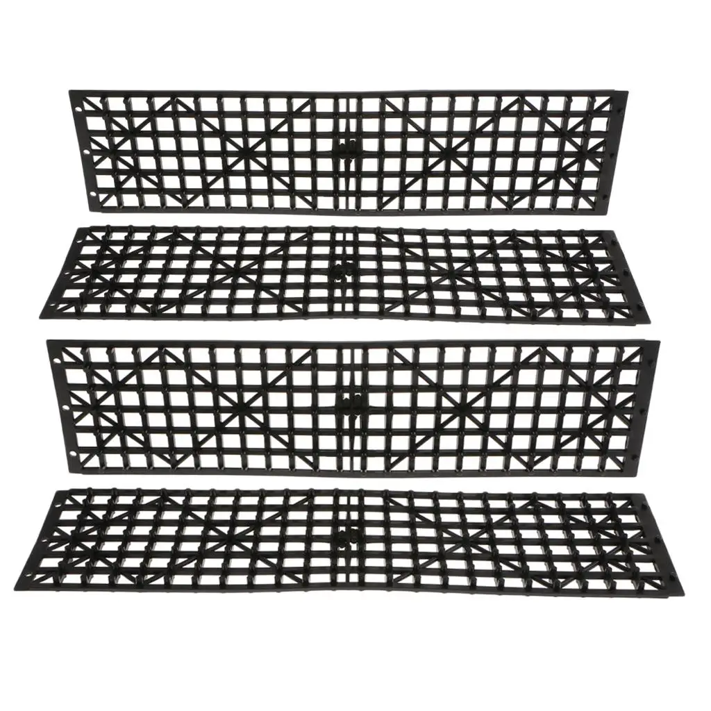 Car Wheel Anti Skid Pad 56x15cm Black Tire Grip Aid Recovery Tracks Snow Chain Alternative for Emergency Winter Use