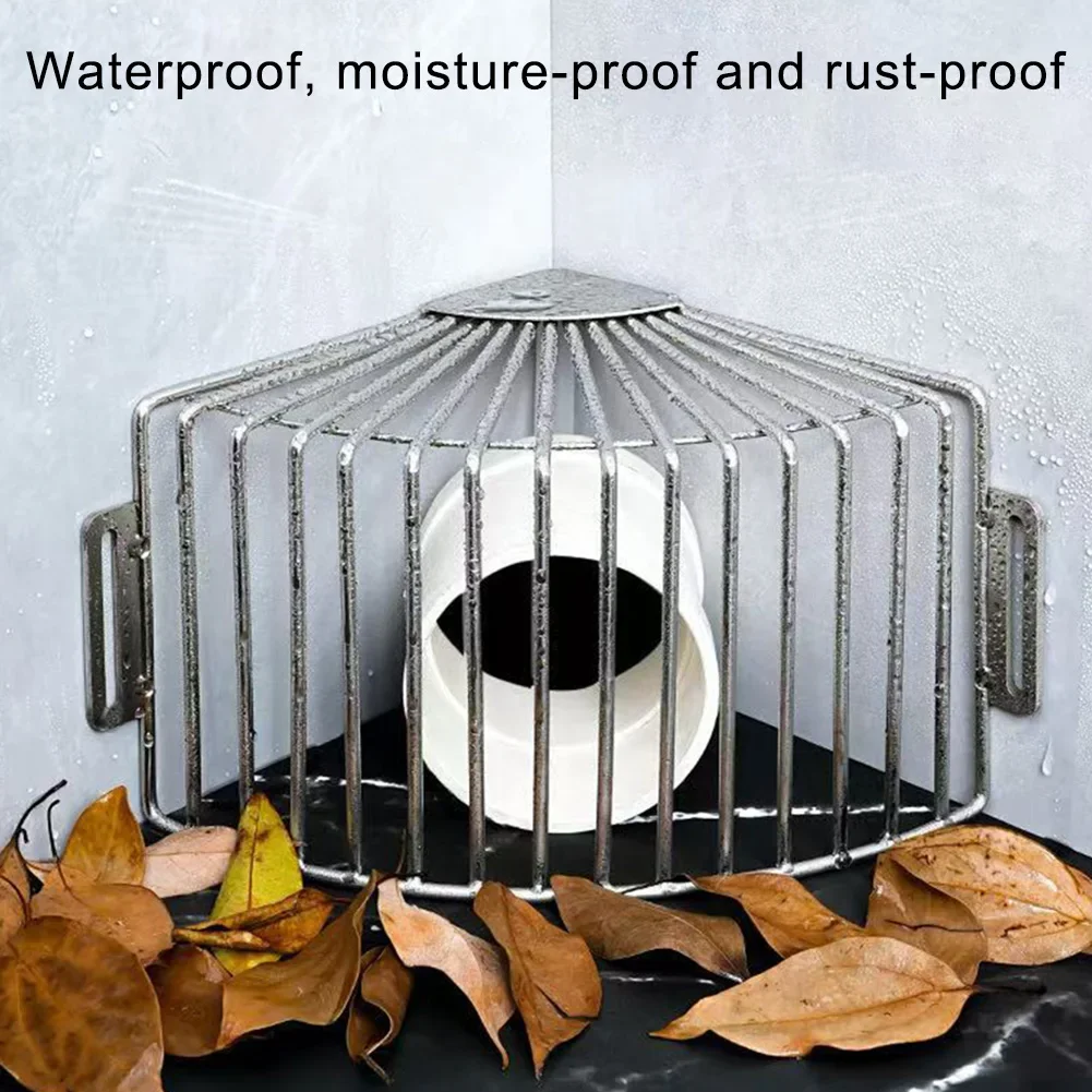 1pc Drain Mesh Cover 304 Stainless Steel Roof Drain Mesh Cover For Drainage Solution For Balconies Rooftops And Bathrooms