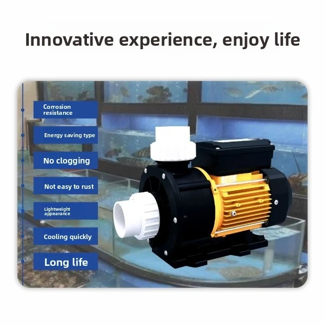 TDA 1.2HP Sea Water Pump 220V Anti-Corrosion For Spa Hot Tub Whirlpool Saltwater Aquaculture