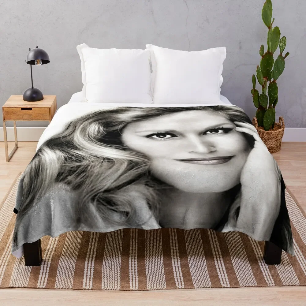 

Dalida Throw Blanket Beautifuls Retros Decorative Beds Blankets