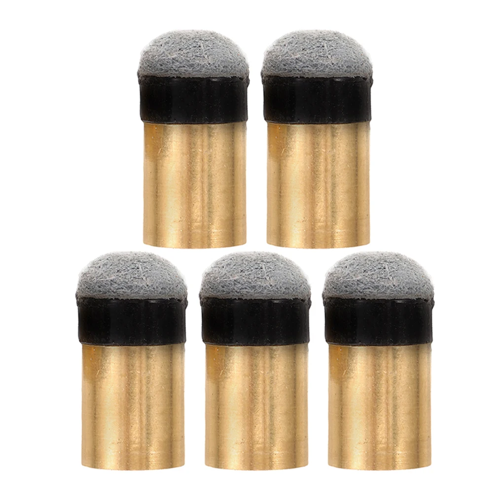 

5Pcs Nine Ball Screw Tips Durable Copper Pool Stick Accessories Billiards Repair Kit Enhance