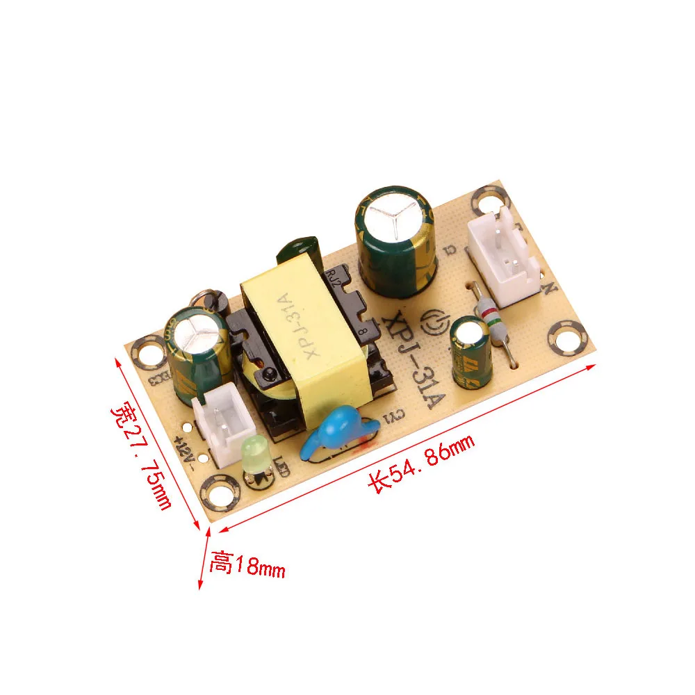 DC 12V 1A/24V 0.5A Switching Power Module AC-DC Power Supply Board AC110-180V to DC 12/24V Short Circuit Overload Protection