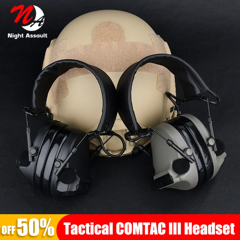 

WADSN C3 Tactical Wireless Headset Active Pickup Noise Canceling NO Microphone For Outdoor Hunting Hearing Protection